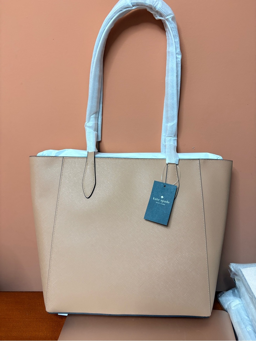 kate spade Tuscan Brown Saffiano Leather Tote